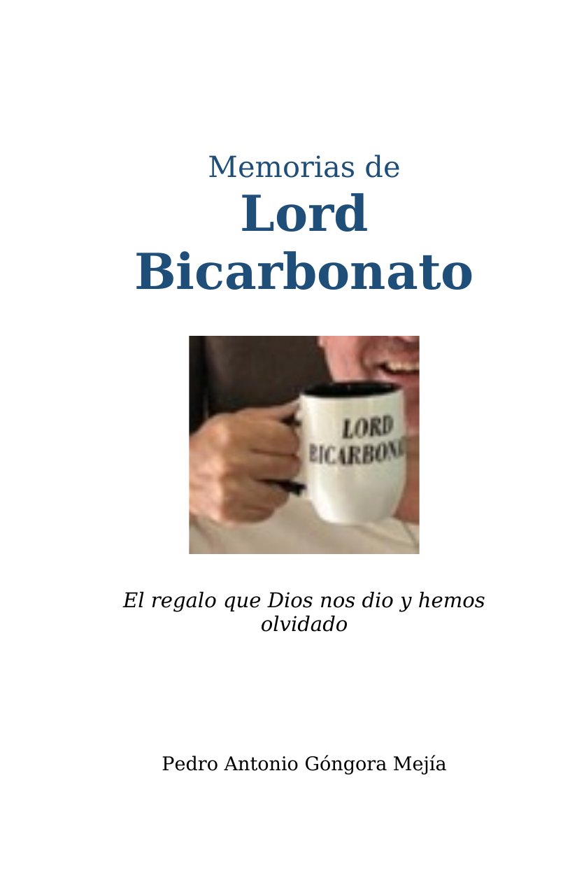 Portada de Memorias de Lord Bicarbonato